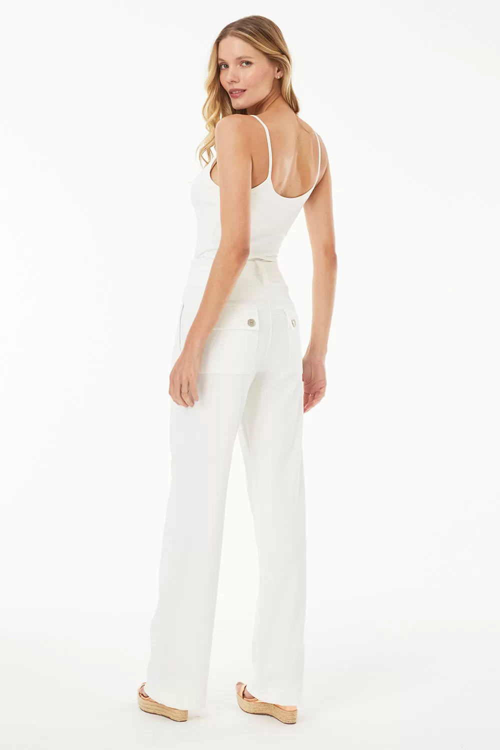 Hidrogênio - DANDARA TAILOR STRAIGHT TROUSERS WHITE - 19464002 Hidrogênio - DANDARA TAILOR STRAIGHT TROUSERS WHITE - 19464002