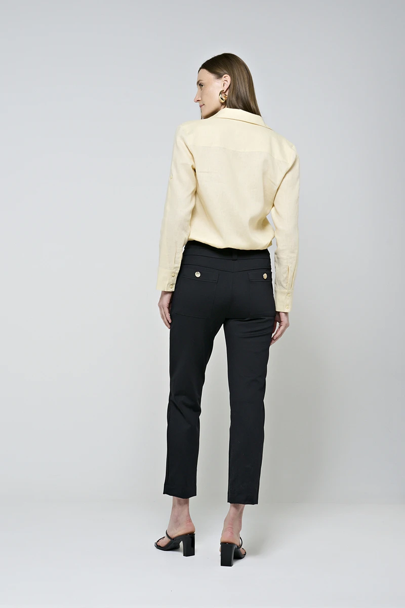 Hidrogênio - BLACK MICAELLA FISHERMAN PANTS - 19616001 Hidrogênio - BLACK MICAELLA FISHERMAN PANTS - 19616001