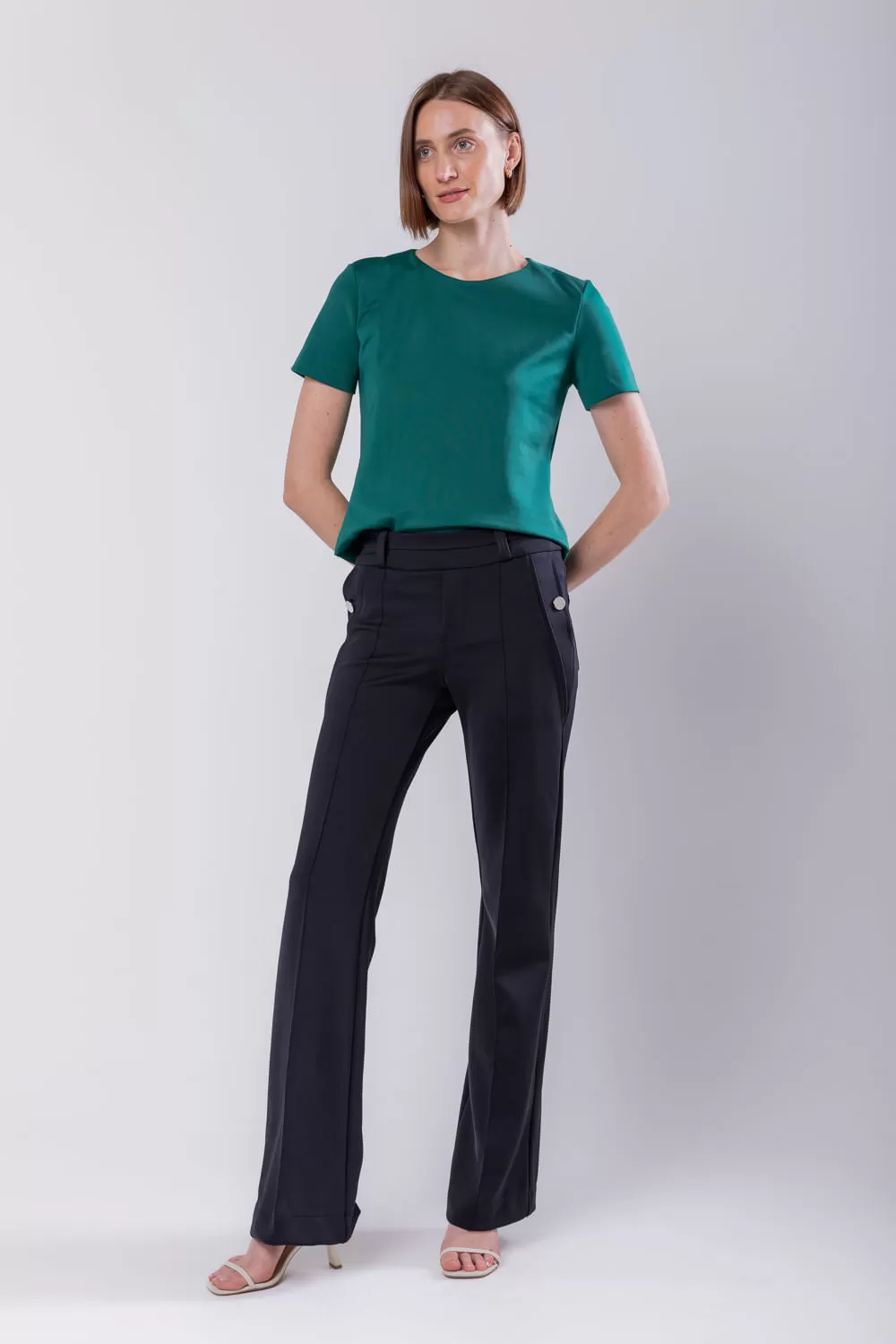 Hidrogênio - BLACK KIARA FLARE PANTS - 19654001 Hidrogênio - BLACK KIARA FLARE PANTS - 19654001