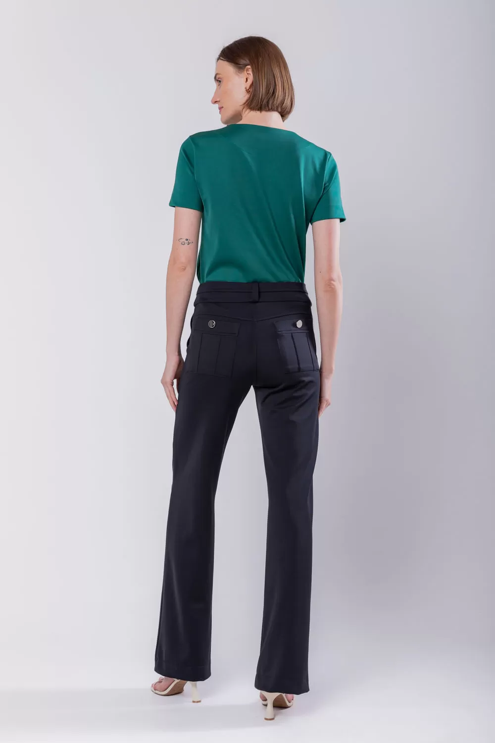 Hidrogênio - BLACK KIARA FLARE PANTS - 19654001 Hidrogênio - BLACK KIARA FLARE PANTS - 19654001