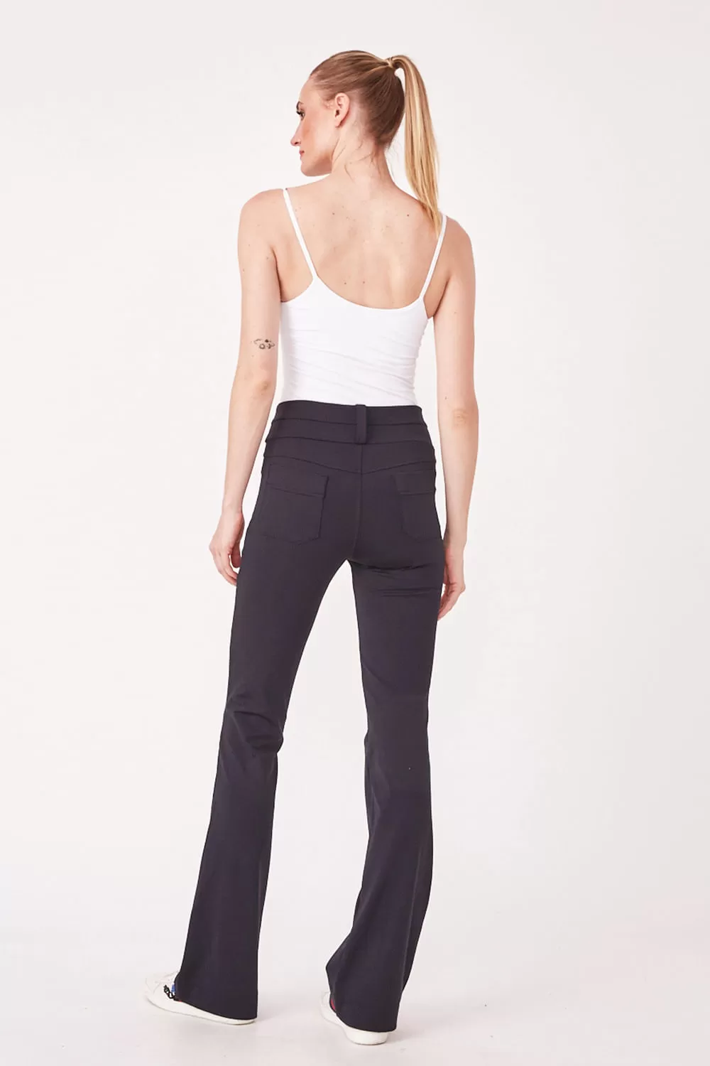 Hidrogênio - BALLERINA PANTS WITH ZIPPER AND POCKETS ANGELICA BLACK - 19527001 Hidrogênio - BALLERINA PANTS WITH ZIPPER AND POCKETS ANGELICA BLACK - 19527001