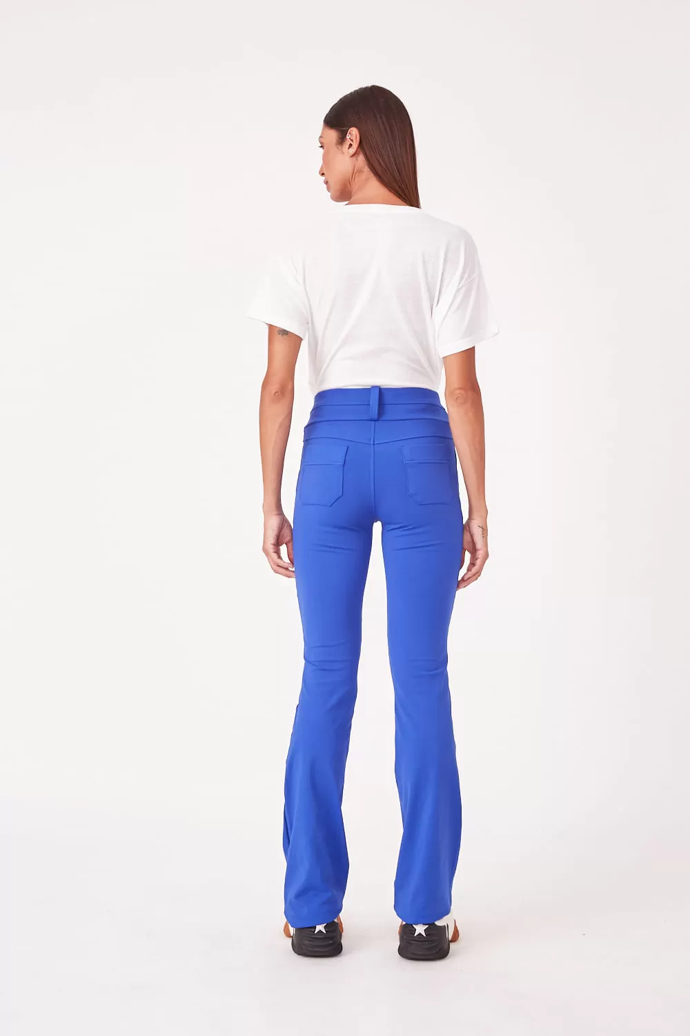 Hidrogênio - ANGELICA BLUE BALLERINA PANTS WITH ZIPPER AND POCKETS - 19527015 Hidrogênio - ANGELICA BLUE BALLERINA PANTS WITH ZIPPER AND POCKETS - 19527015