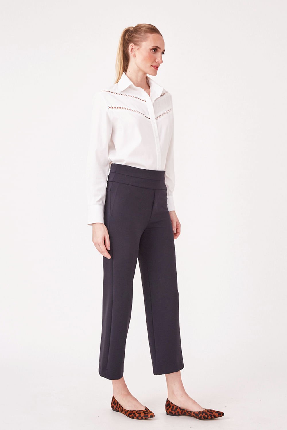 Hidrogênio - DULCE PANTACURT TROUSERS BLACK - 19573001 Hidrogênio - DULCE PANTACURT TROUSERS BLACK - 19573001