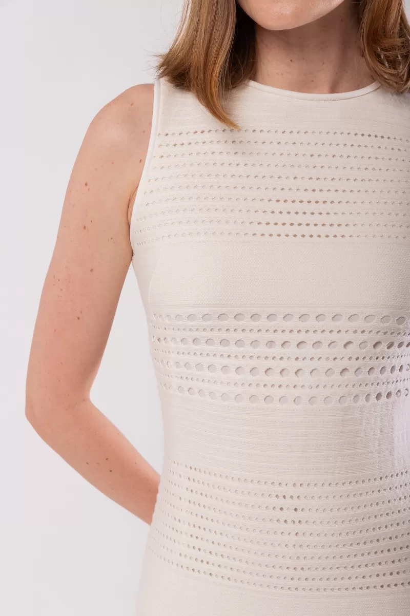 Hidrogênio - OFF WHITE MIDI TUBE DRESS - 19609018 Hidrogênio - OFF WHITE MIDI TUBE DRESS - 19609018