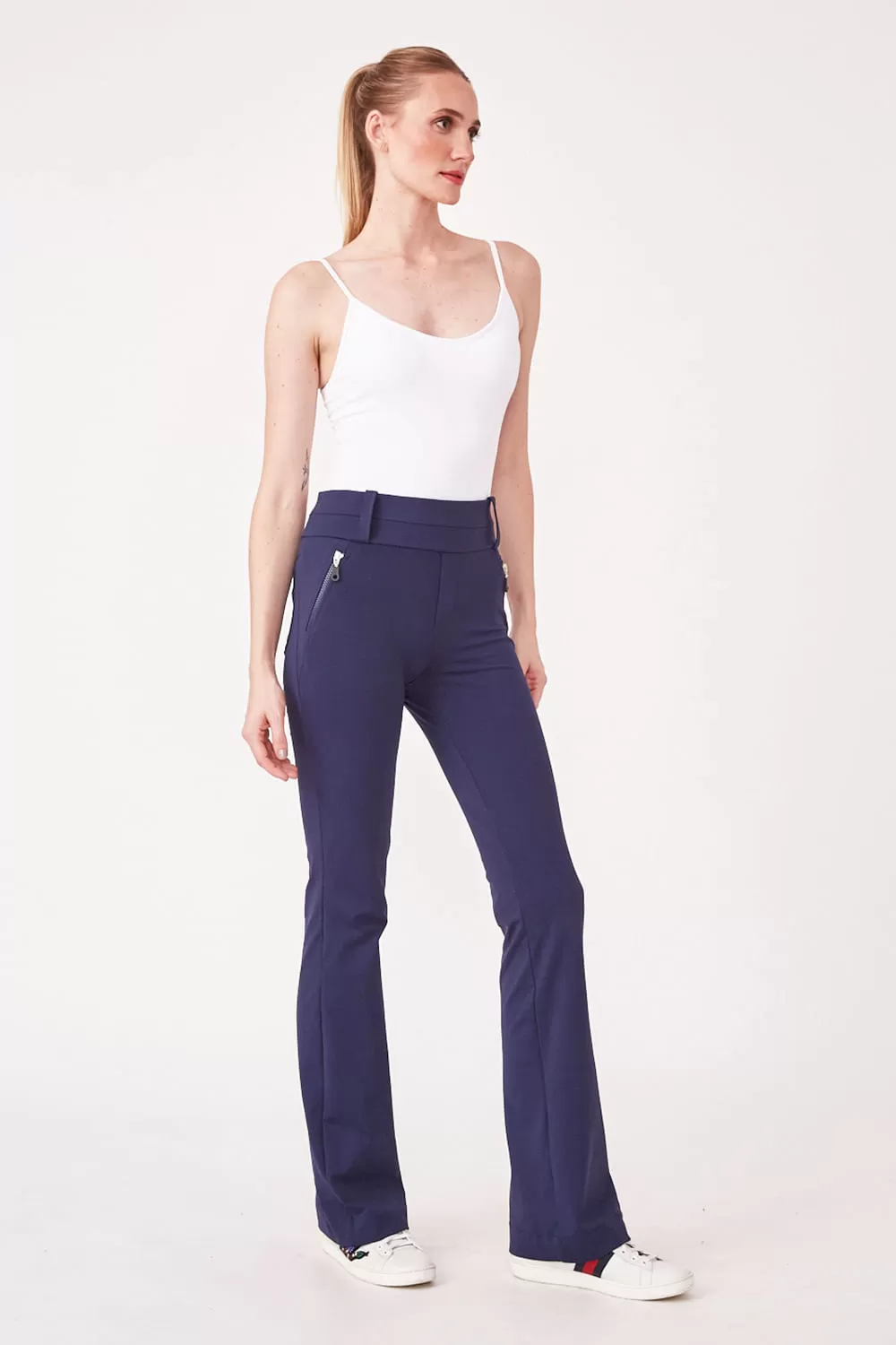 Hidrogênio - BALLERINA PANTS WITH ZIPPER AND POCKETS ANGELICA ECLIPSE - 19527207 Hidrogênio - BALLERINA PANTS WITH ZIPPER AND POCKETS ANGELICA ECLIPSE - 19527207