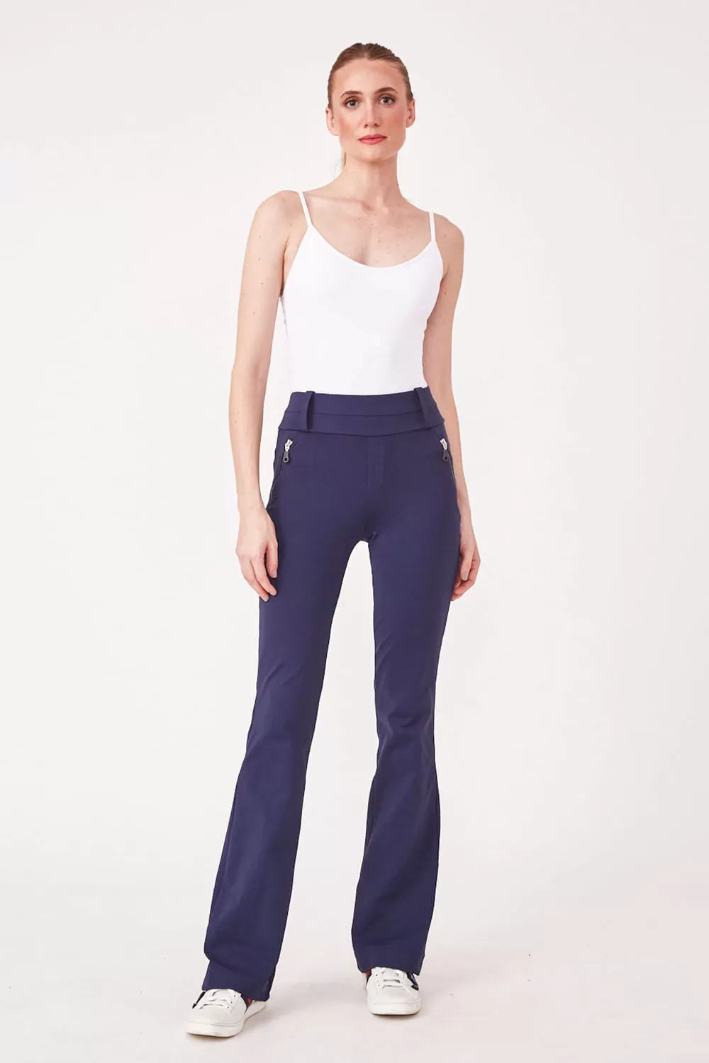 Hidrogênio - BALLERINA PANTS WITH ZIPPER AND POCKETS ANGELICA ECLIPSE - 19527207 Hidrogênio - BALLERINA PANTS WITH ZIPPER AND POCKETS ANGELICA ECLIPSE - 19527207