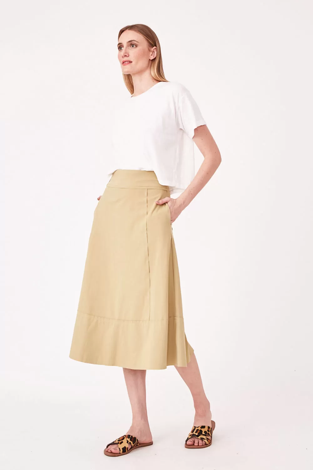 Hidrogênio - CANE GREEN THREAD MIDI SKIRT - 19612479 Hidrogênio - CANE GREEN THREAD MIDI SKIRT - 19612479