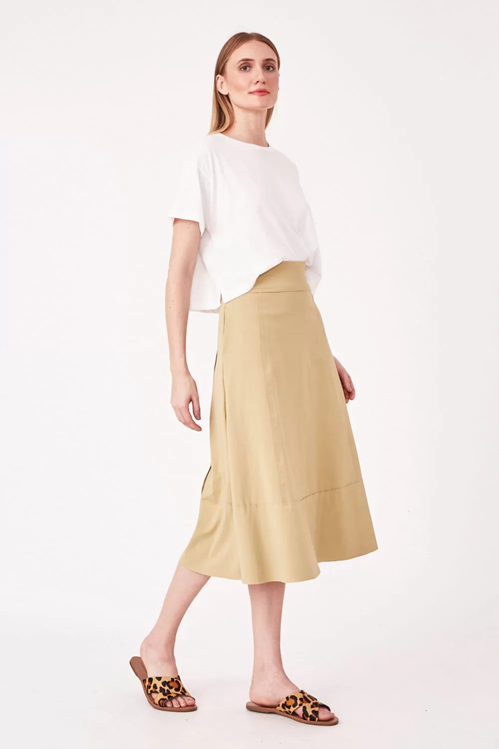 Hidrogênio - CANE GREEN THREAD MIDI SKIRT - 19612479 Hidrogênio - CANE GREEN THREAD MIDI SKIRT - 19612479