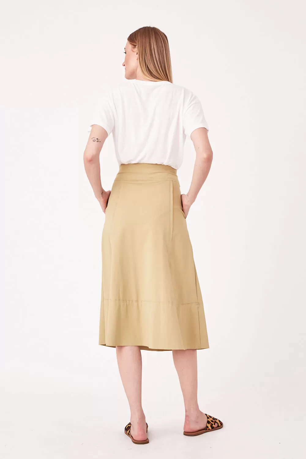 Hidrogênio - CANE GREEN THREAD MIDI SKIRT - 19612479 Hidrogênio - CANE GREEN THREAD MIDI SKIRT - 19612479