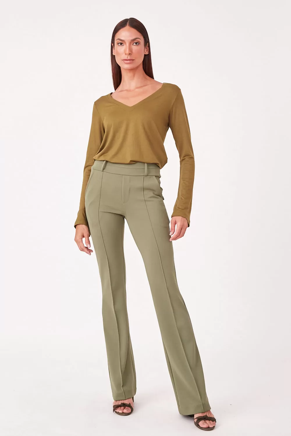 Hidrogênio - MILITARY PINK STRAIGHT PANTS - 19480005 Hidrogênio - MILITARY PINK STRAIGHT PANTS - 19480005