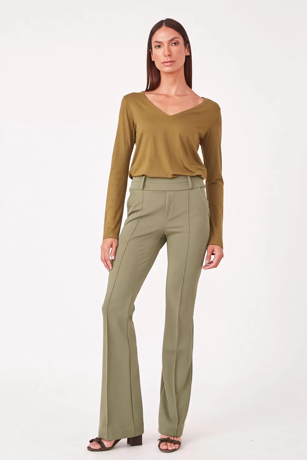 Hidrogênio - MILITARY PINK STRAIGHT PANTS - 19480005 Hidrogênio - MILITARY PINK STRAIGHT PANTS - 19480005