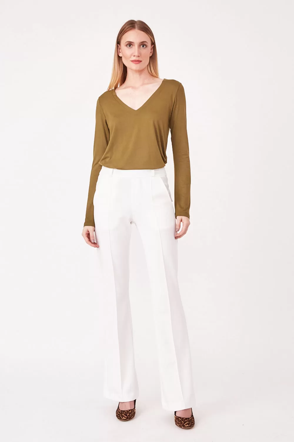 Hidrogênio - PINK STRAIGHT PANTS OFF WHITE - 19480018 Hidrogênio - PINK STRAIGHT PANTS OFF WHITE - 19480018