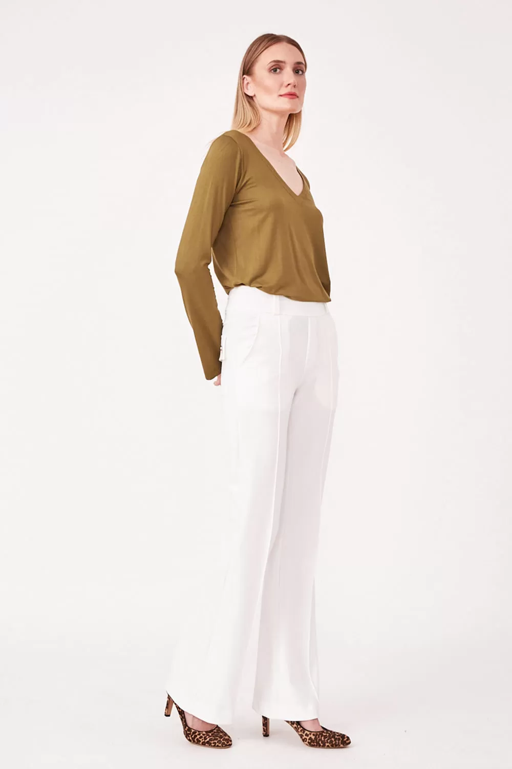 Hidrogênio - PINK STRAIGHT PANTS OFF WHITE - 19480018 Hidrogênio - PINK STRAIGHT PANTS OFF WHITE - 19480018