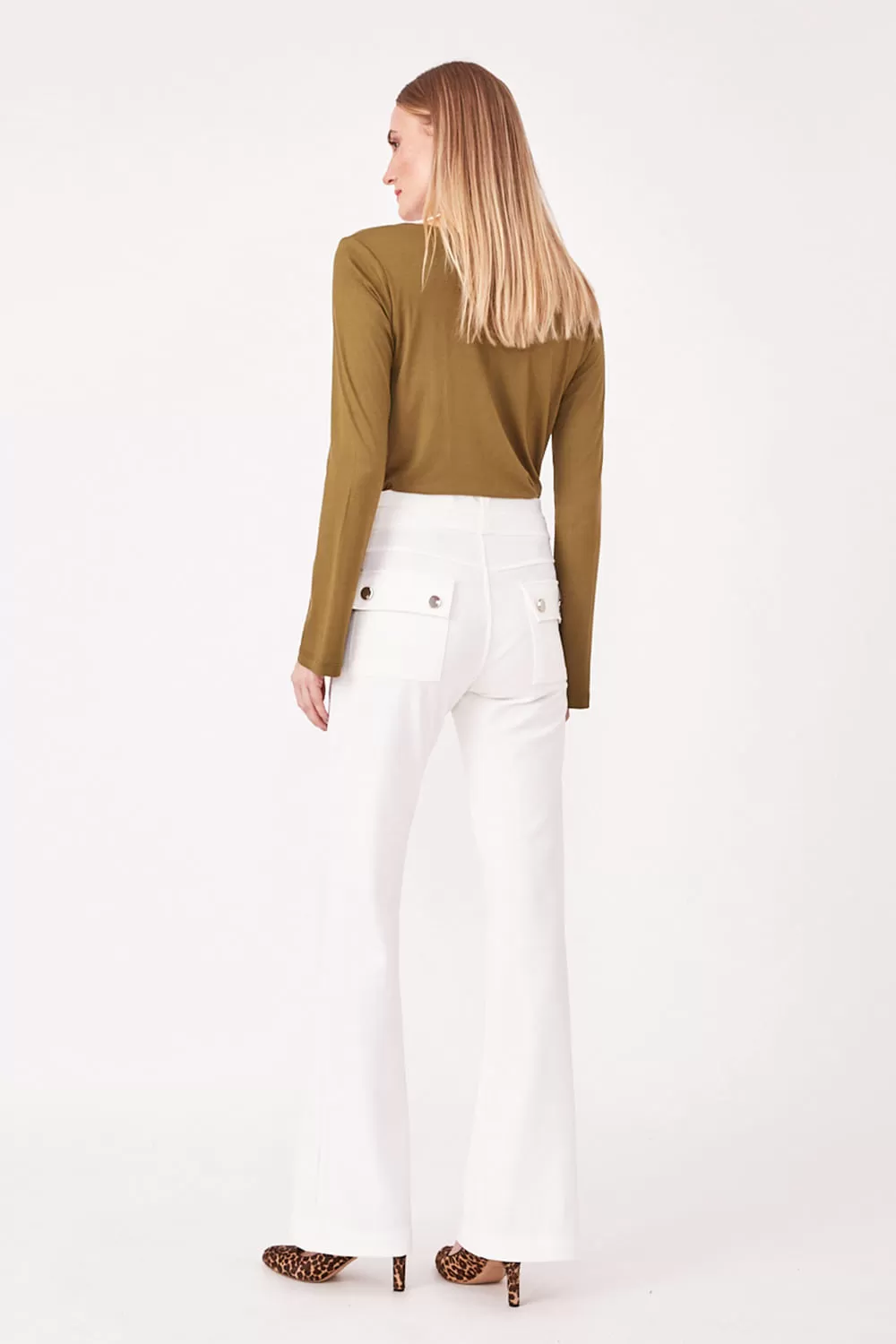 Hidrogênio - PINK STRAIGHT PANTS OFF WHITE - 19480018 Hidrogênio - PINK STRAIGHT PANTS OFF WHITE - 19480018