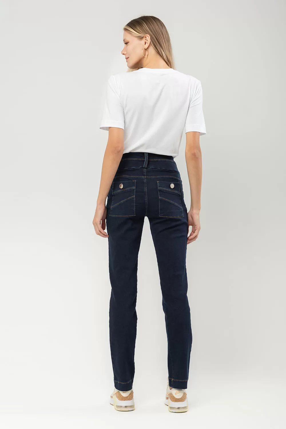 Hidrogênio - AMORA JEANS FISHERMAN PANTS - 19641042 Hidrogênio - AMORA JEANS FISHERMAN PANTS - 19641042