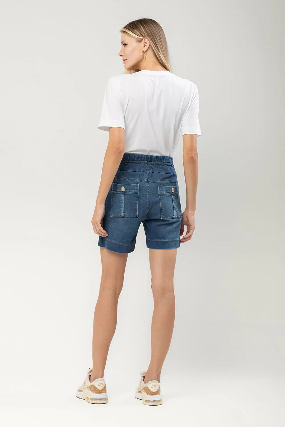 Hidrogênio - DENIM JEANS SORAIA BERMUDA - 19593042 Hidrogênio - DENIM JEANS SORAIA BERMUDA - 19593042