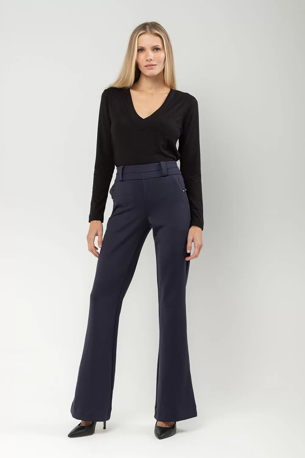 Hidrogênio - MARINO GEYSA FLARE PANTS - 19620004 Hidrogênio - MARINO GEYSA FLARE PANTS - 19620004