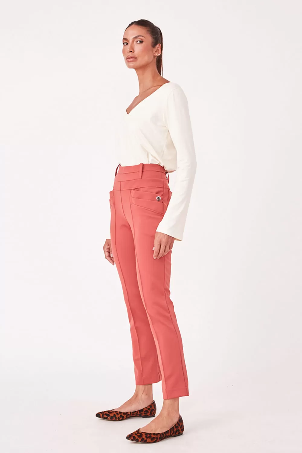 Hidrogênio - CAMILA ROSE FISHERMAN PANTS - 19510070 Hidrogênio - CAMILA ROSE FISHERMAN PANTS - 19510070