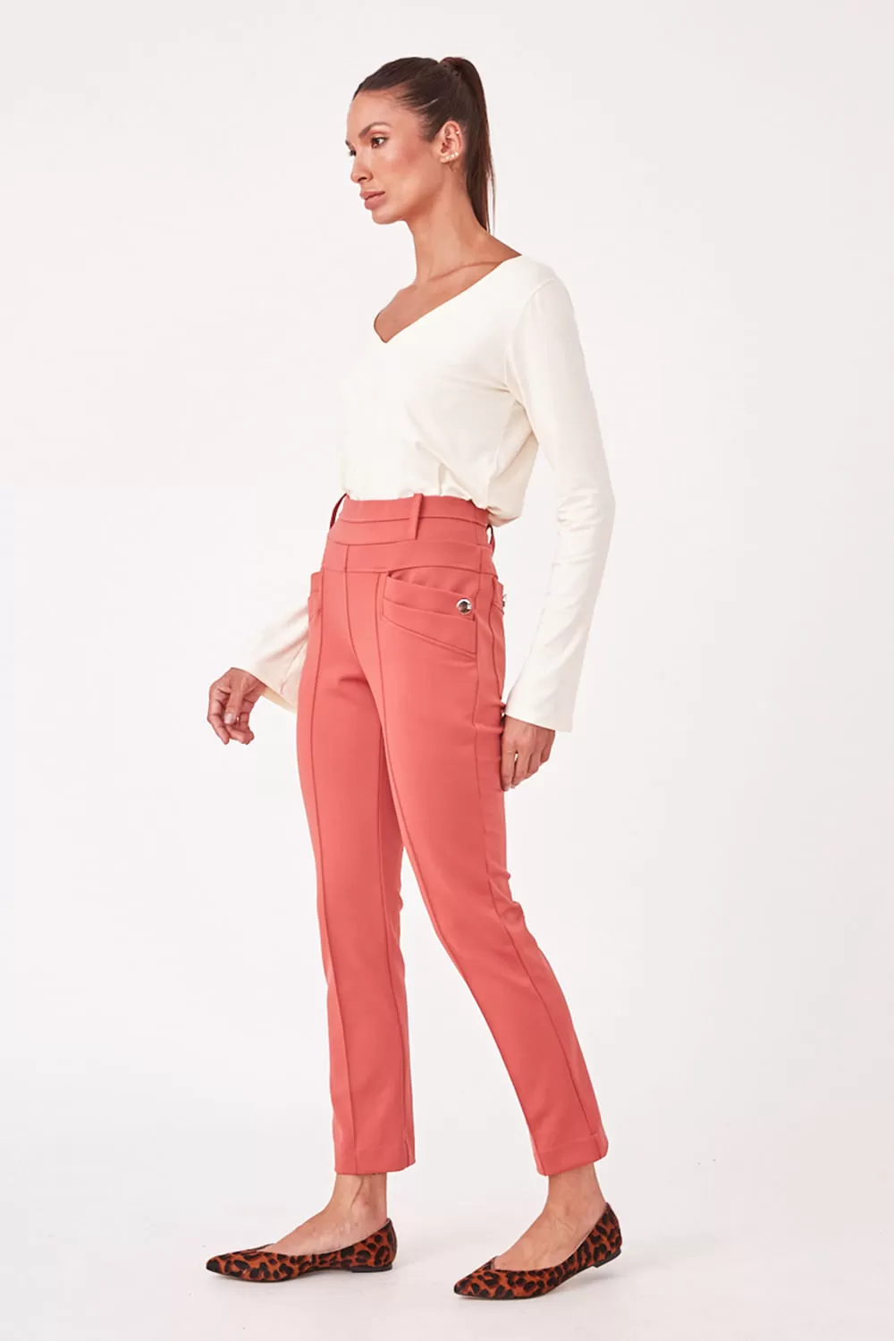 Hidrogênio - CAMILA ROSE FISHERMAN PANTS - 19510070 Hidrogênio - CAMILA ROSE FISHERMAN PANTS - 19510070