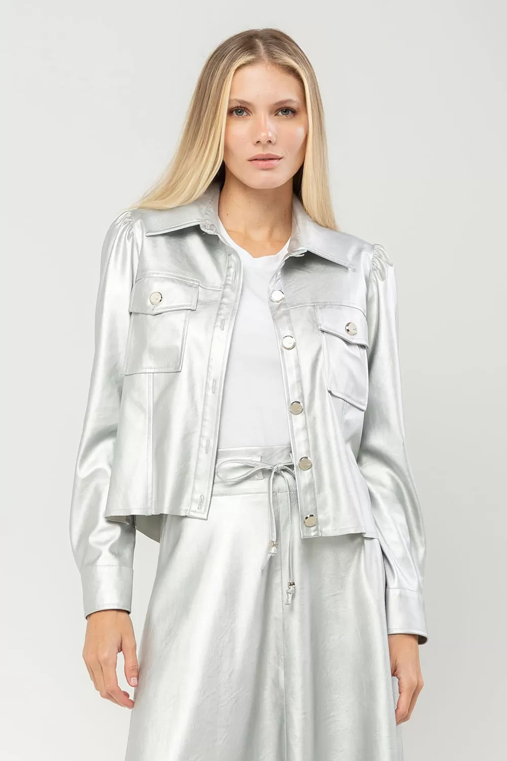 Hidrogênio - SILVER METALLIC JACKET - 19686058 Hidrogênio - SILVER METALLIC JACKET - 19686058