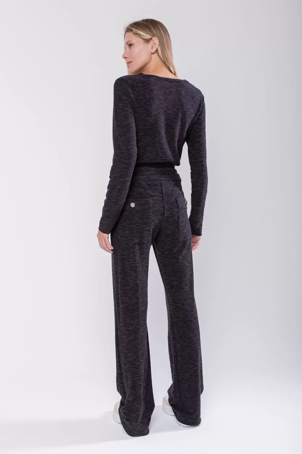 Hidrogênio - MARIANA STRAIGHT TROUSERS BLACK - 19751001 Hidrogênio - MARIANA STRAIGHT TROUSERS BLACK - 19751001