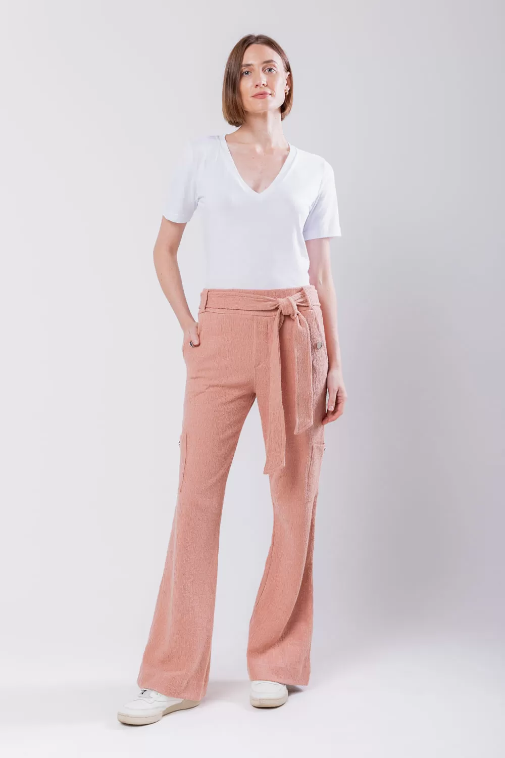 Hidrogênio - CAMELIA PANTALONA PANTS WITH SIDE POCKETS ROSE - 19039070 Hidrogênio - CAMELIA PANTALONA PANTS WITH SIDE POCKETS ROSE - 19039070