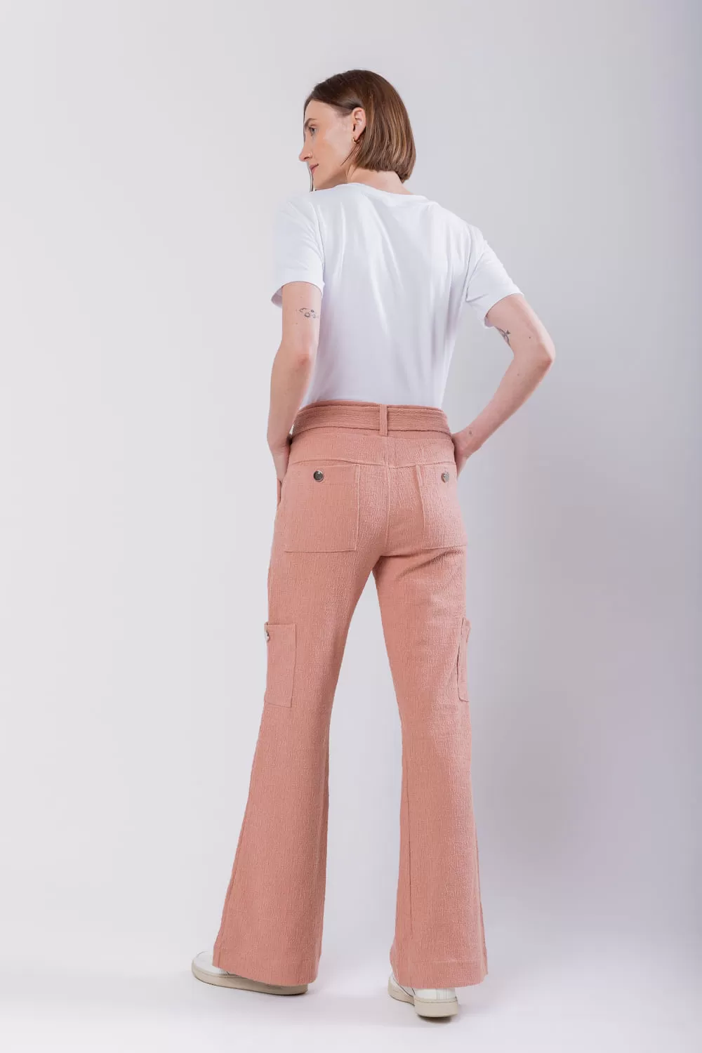 Hidrogênio - CAMELIA PANTALONA PANTS WITH SIDE POCKETS ROSE - 19039070 Hidrogênio - CAMELIA PANTALONA PANTS WITH SIDE POCKETS ROSE - 19039070