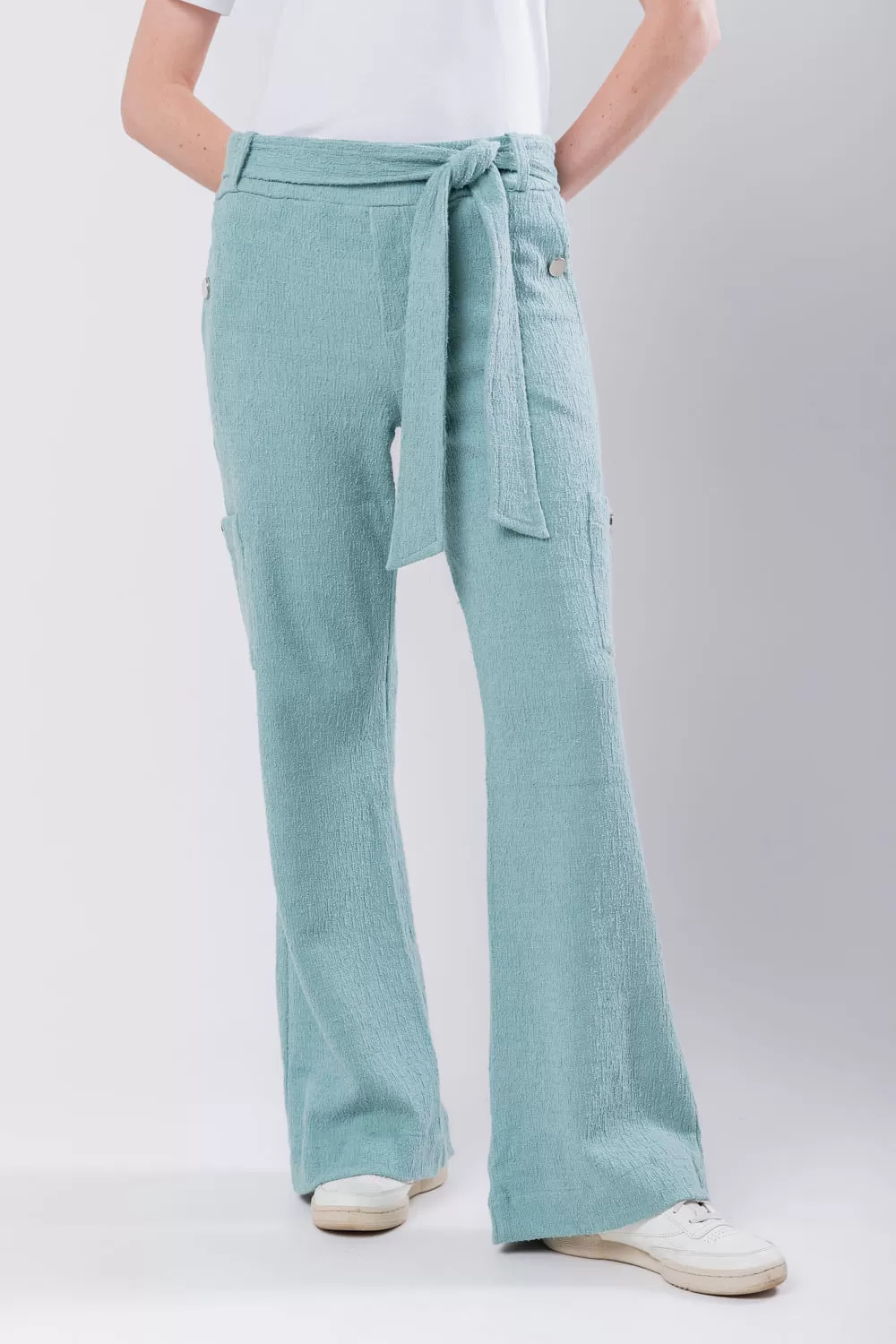Hidrogênio - CAMELIA PANTALONA PANTS WITH SIDE POCKET WATER GREEN - 19039157 Hidrogênio - CAMELIA PANTALONA PANTS WITH SIDE POCKET WATER GREEN - 19039157