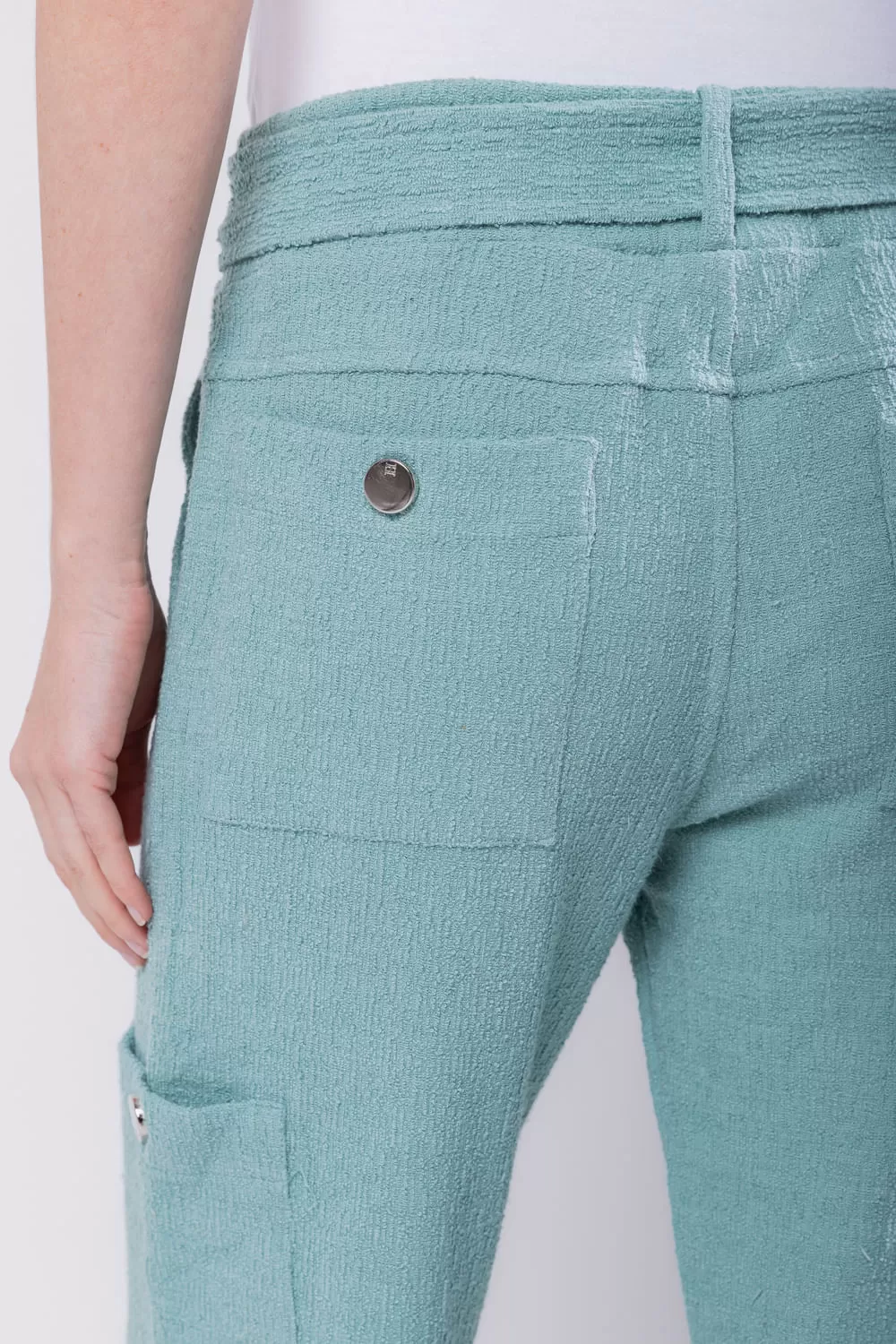 Hidrogênio - CAMELIA PANTALONA PANTS WITH SIDE POCKET WATER GREEN - 19039157 Hidrogênio - CAMELIA PANTALONA PANTS WITH SIDE POCKET WATER GREEN - 19039157