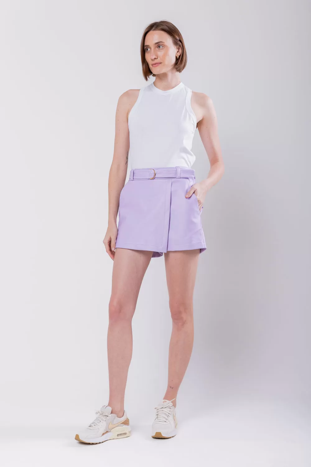 Hidrogênio - SHORTS SKIRT WITH LIQUE BELT - 19722027 Hidrogênio - SHORTS SKIRT WITH LIQUE BELT - 19722027