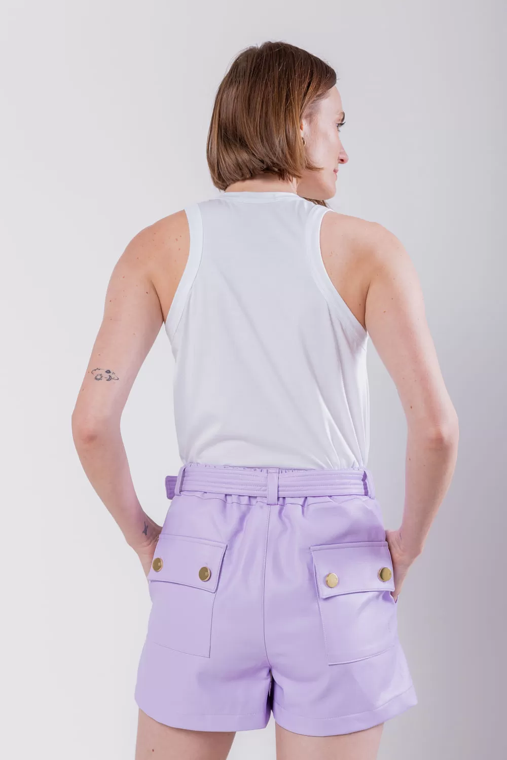 Hidrogênio - SHORTS SKIRT WITH LIQUE BELT - 19722027 Hidrogênio - SHORTS SKIRT WITH LIQUE BELT - 19722027