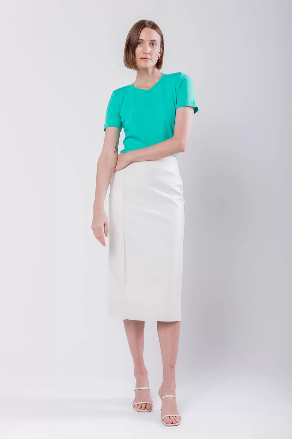 Hidrogênio - SKIRT WITH SPLIT OFF WHITE - 19738018 Hidrogênio - SKIRT WITH SPLIT OFF WHITE - 19738018