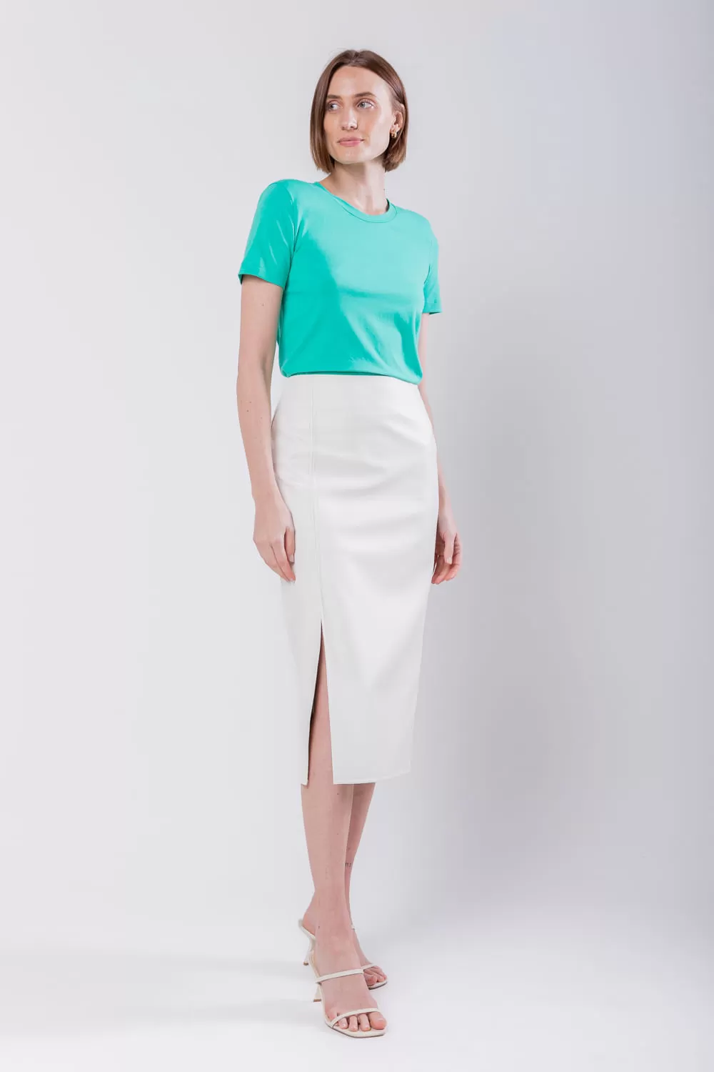 Hidrogênio - SKIRT WITH SPLIT OFF WHITE - 19738018 Hidrogênio - SKIRT WITH SPLIT OFF WHITE - 19738018