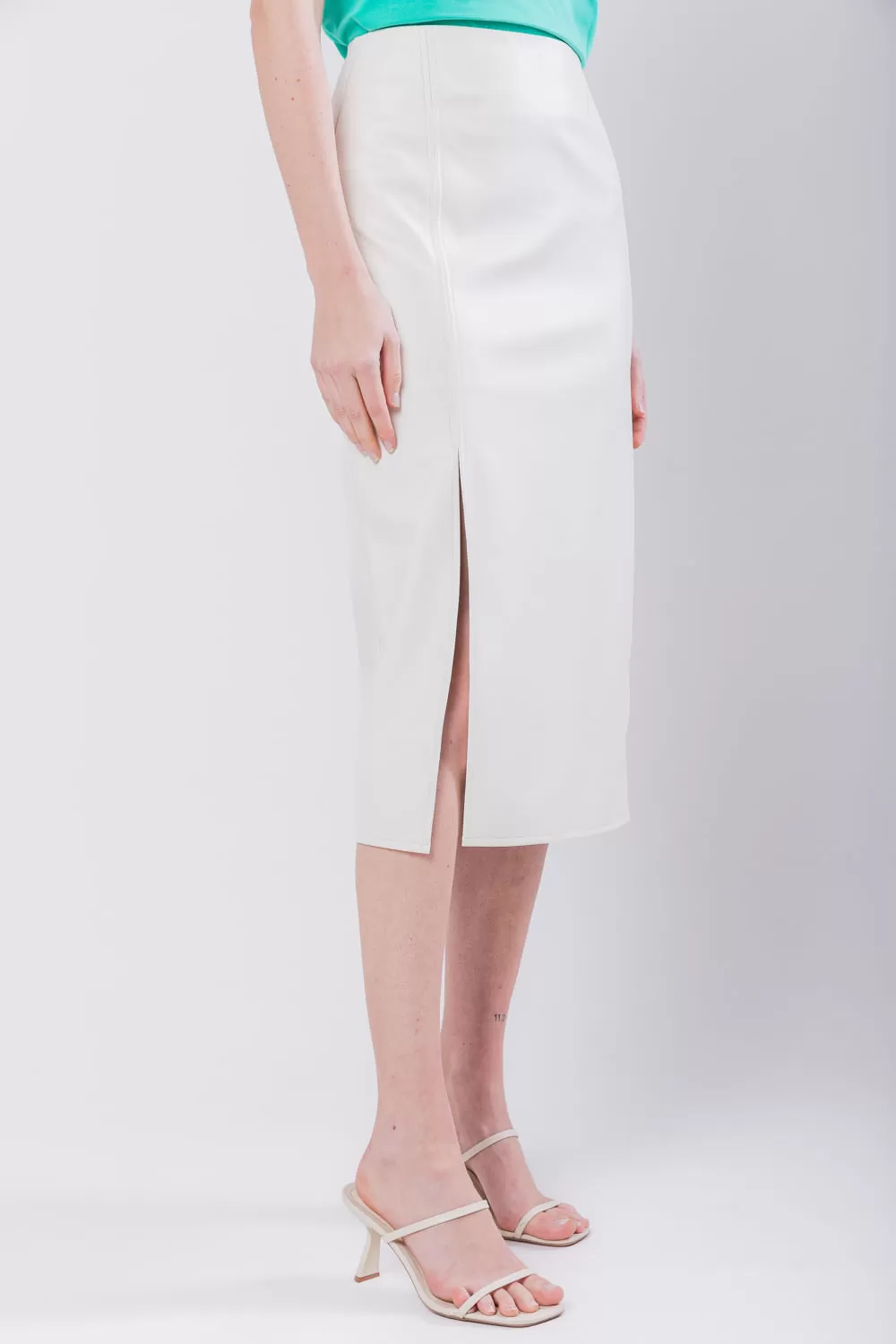 Hidrogênio - SKIRT WITH SPLIT OFF WHITE - 19738018 Hidrogênio - SKIRT WITH SPLIT OFF WHITE - 19738018
