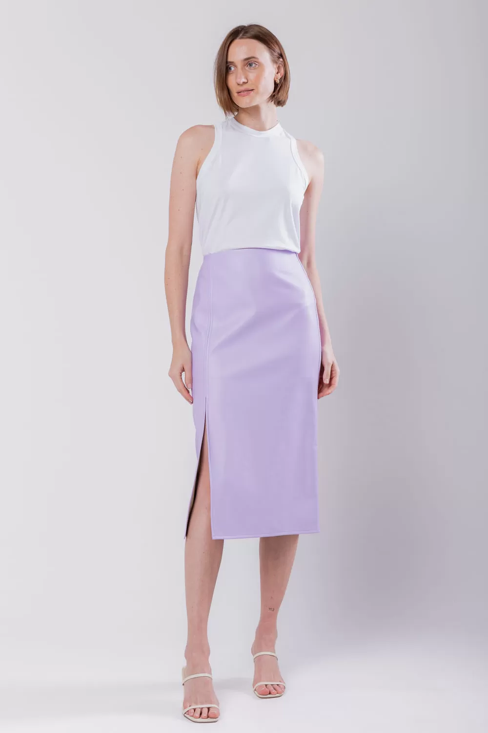 Hidrogênio - SKIRT WITH PURPLE SLIP - 19738027 Hidrogênio - SKIRT WITH PURPLE SLIP - 19738027