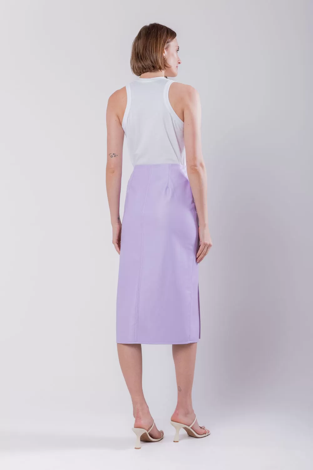 Hidrogênio - SKIRT WITH PURPLE SLIP - 19738027 Hidrogênio - SKIRT WITH PURPLE SLIP - 19738027