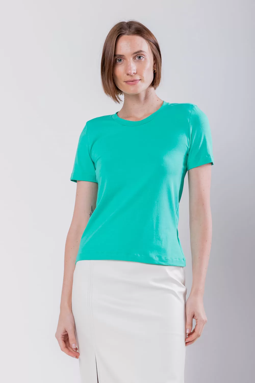 Hidrogênio - BLOUSE WITH GREEN SHOULDER - 19735009 Hidrogênio - BLOUSE WITH GREEN SHOULDER - 19735009