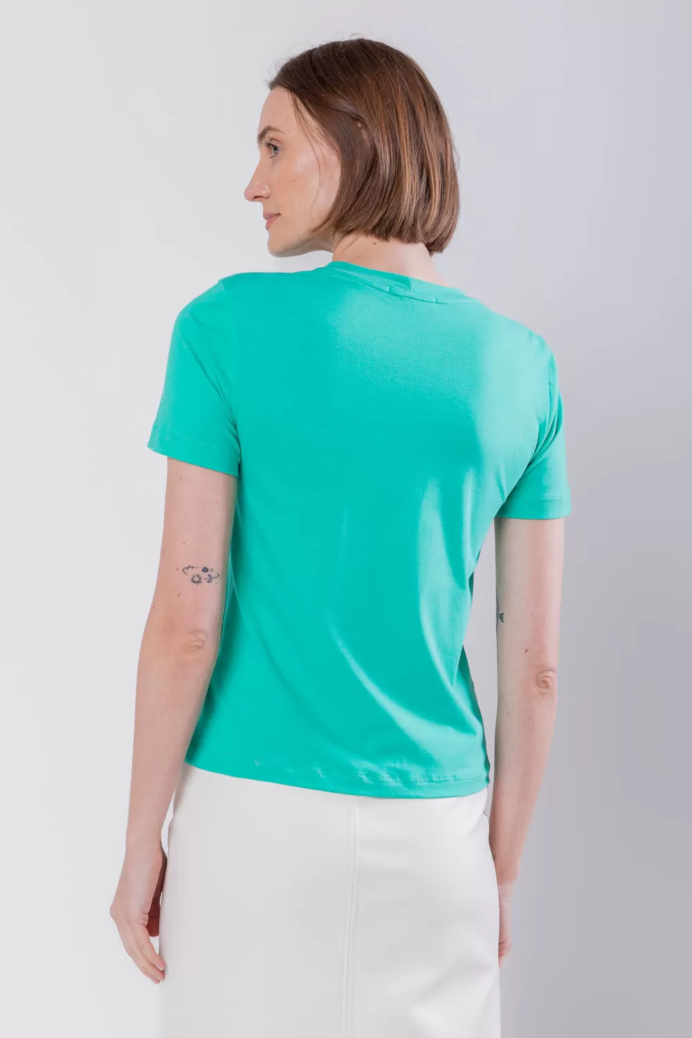 Hidrogênio - BLOUSE WITH GREEN SHOULDER - 19735009 Hidrogênio - BLOUSE WITH GREEN SHOULDER - 19735009