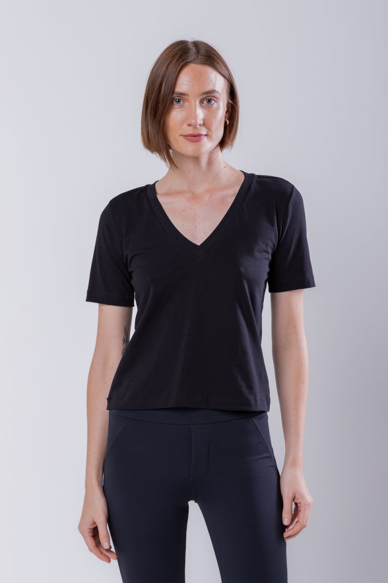 Hidrogênio - BASIC BLACK KNIT BLOUSE - 19734001 Hidrogênio - BASIC BLACK KNIT BLOUSE - 19734001