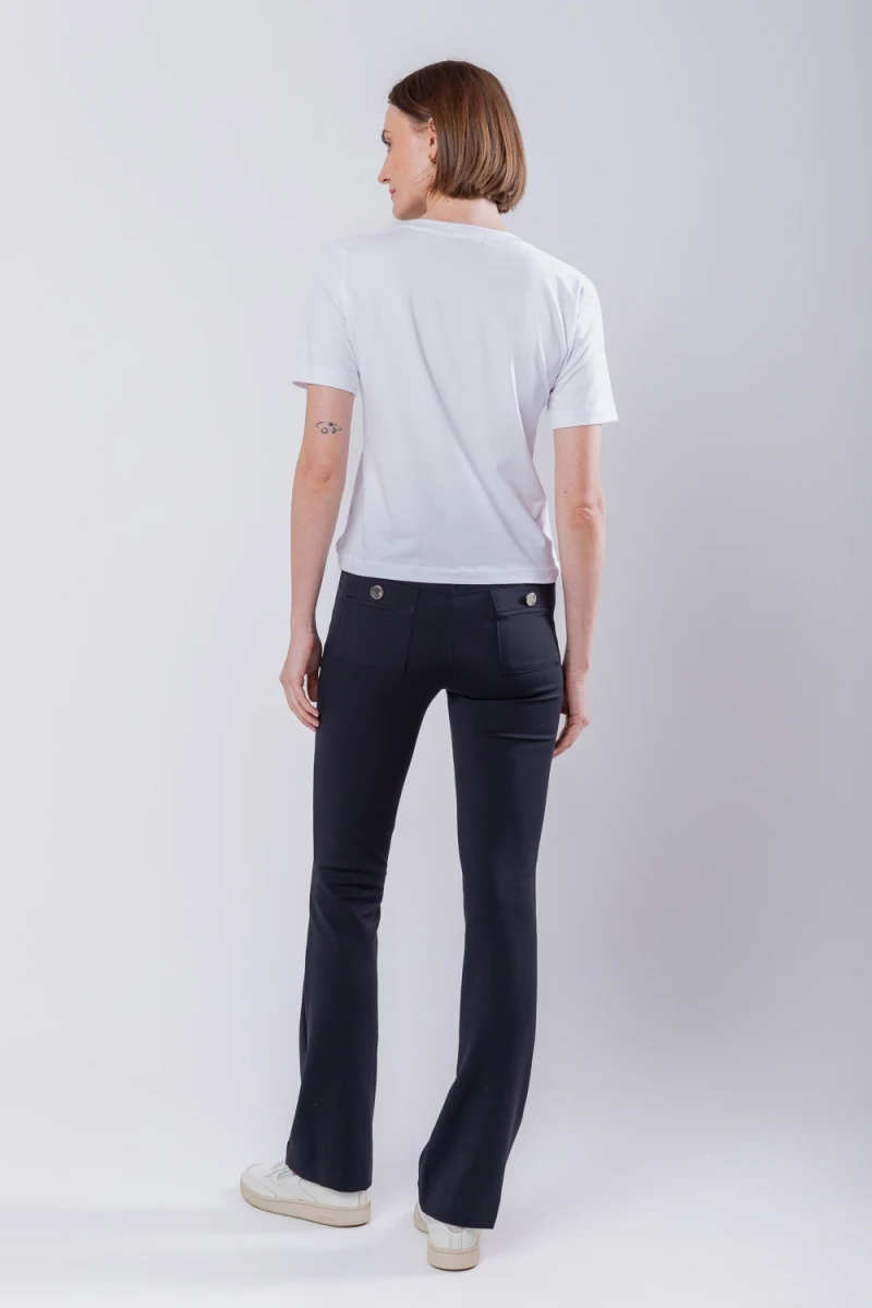 Hidrogênio - BLUSA BÁSICA DE MALHA BRANCO - 19734002