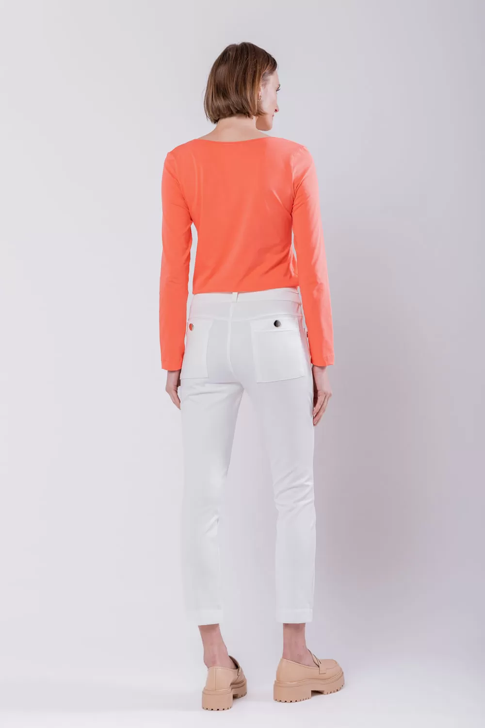 Hidrogênio - CAMILA FISHERMAN PANTS OFF WHITE - 19510018 Hidrogênio - CAMILA FISHERMAN PANTS OFF WHITE - 19510018
