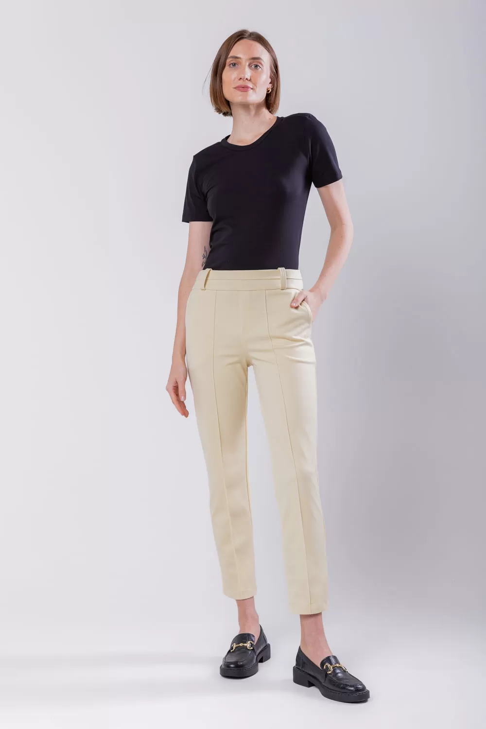 Hidrogênio - MICAELLA BEIGE FISHERMAN PANTS - 19616003 Hidrogênio - MICAELLA BEIGE FISHERMAN PANTS - 19616003
