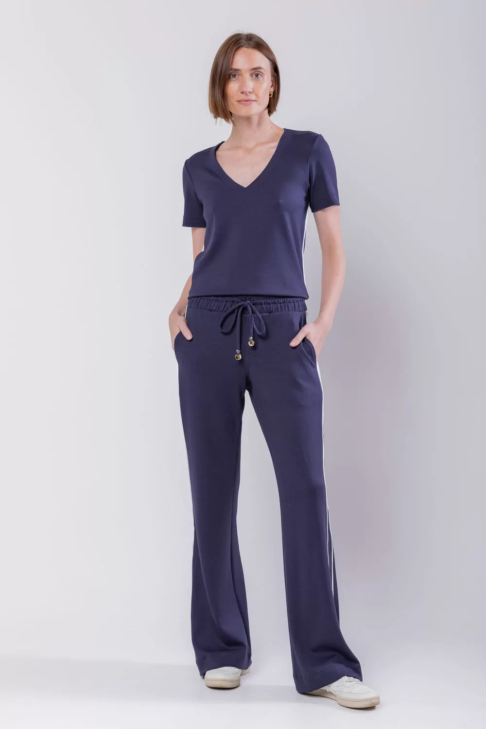 Hidrogênio - FLARE PANTS ODETE MARINHO - 19492004 Hidrogênio - FLARE PANTS ODETE MARINHO - 19492004