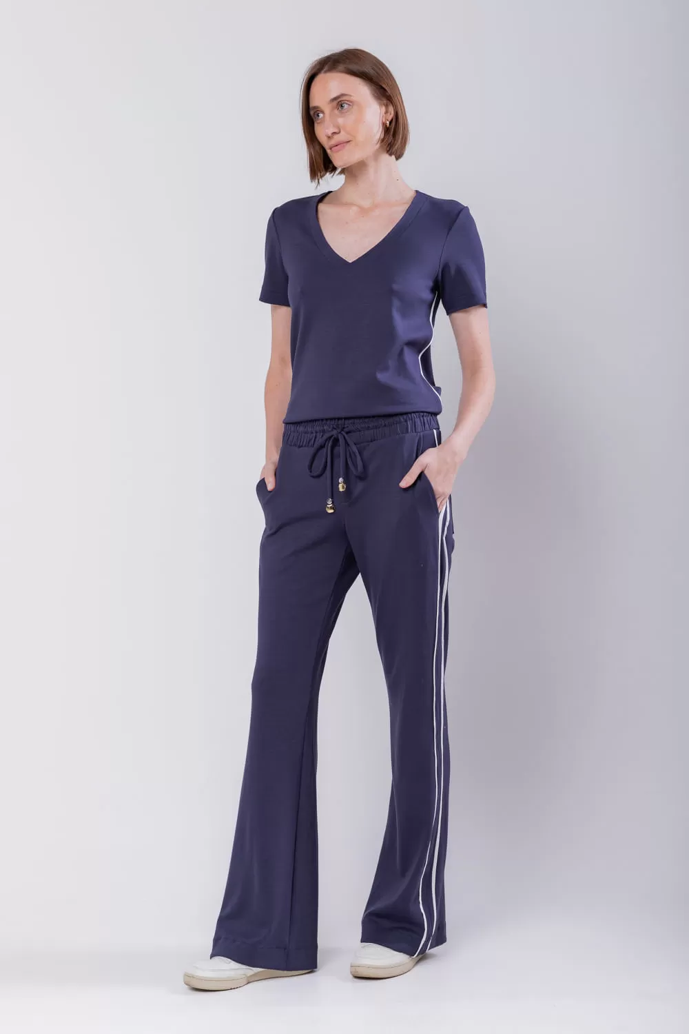 Hidrogênio - FLARE PANTS ODETE MARINHO - 19492004 Hidrogênio - FLARE PANTS ODETE MARINHO - 19492004