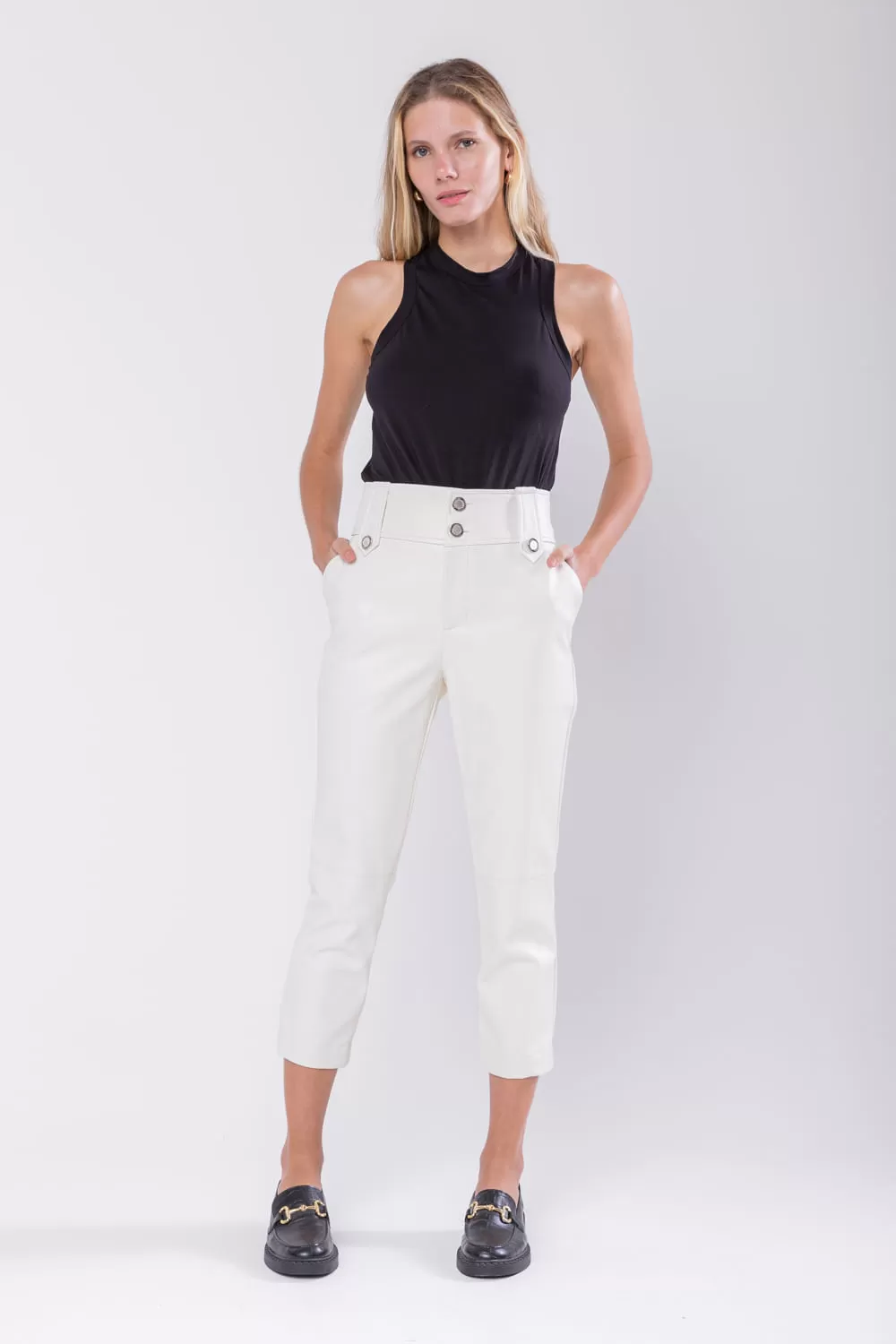Hidrogênio - KAREN OFF WHITE FISHERMAN PANTS - 19746018 Hidrogênio - KAREN OFF WHITE FISHERMAN PANTS - 19746018