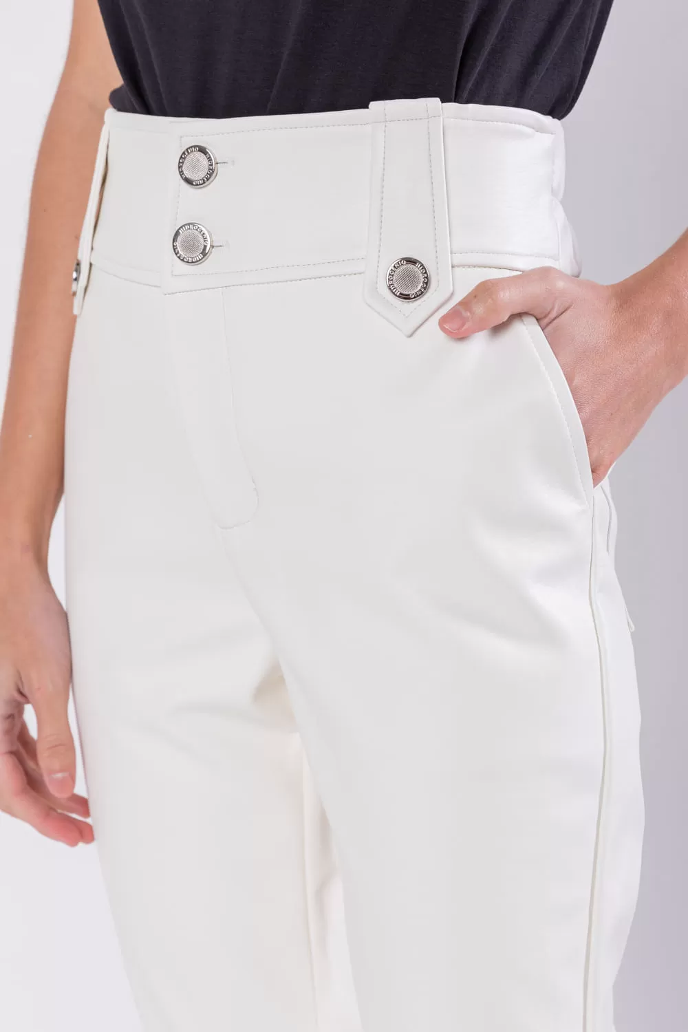 Hidrogênio - KAREN OFF WHITE FISHERMAN PANTS - 19746018 Hidrogênio - KAREN OFF WHITE FISHERMAN PANTS - 19746018