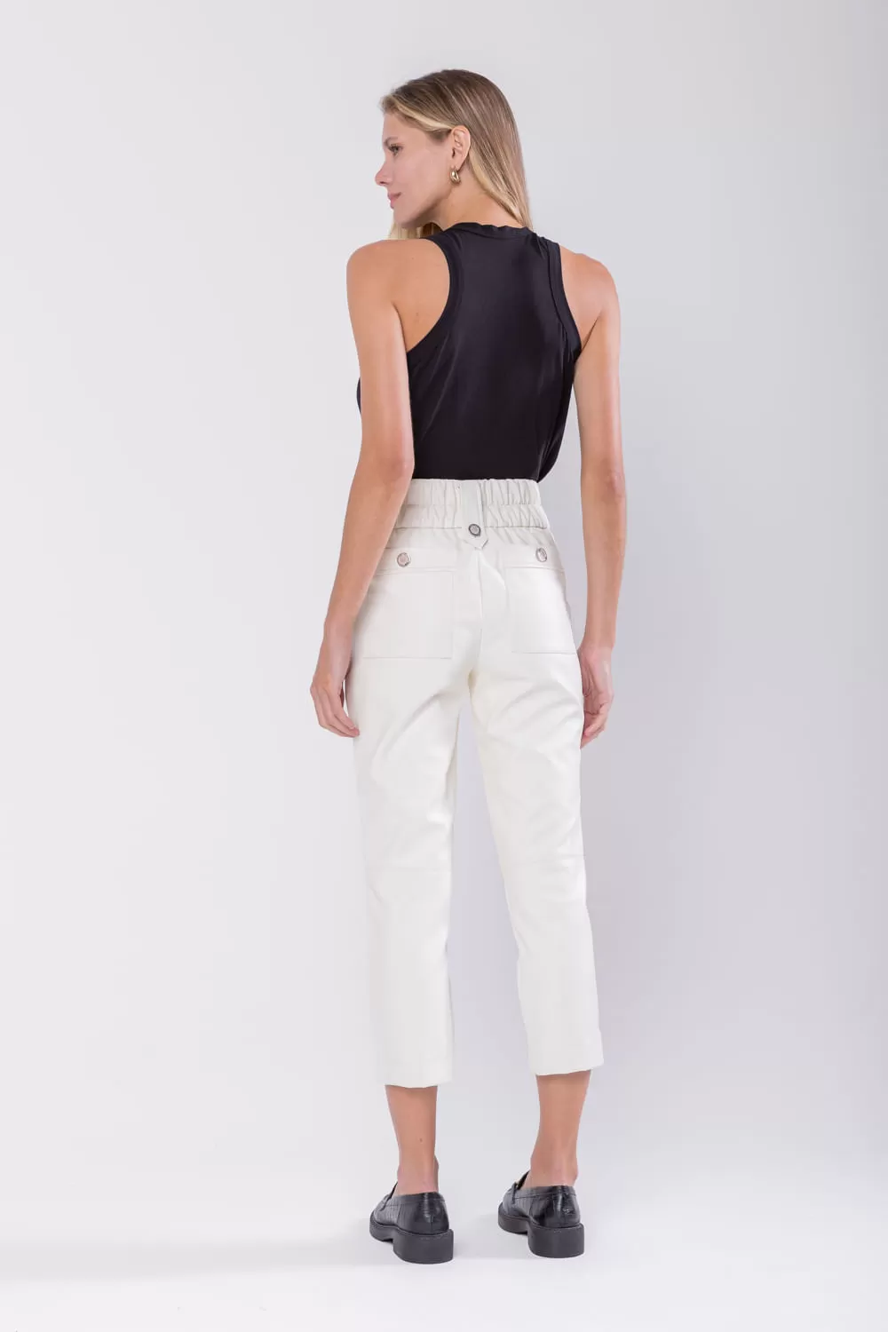Hidrogênio - KAREN OFF WHITE FISHERMAN PANTS - 19746018 Hidrogênio - KAREN OFF WHITE FISHERMAN PANTS - 19746018