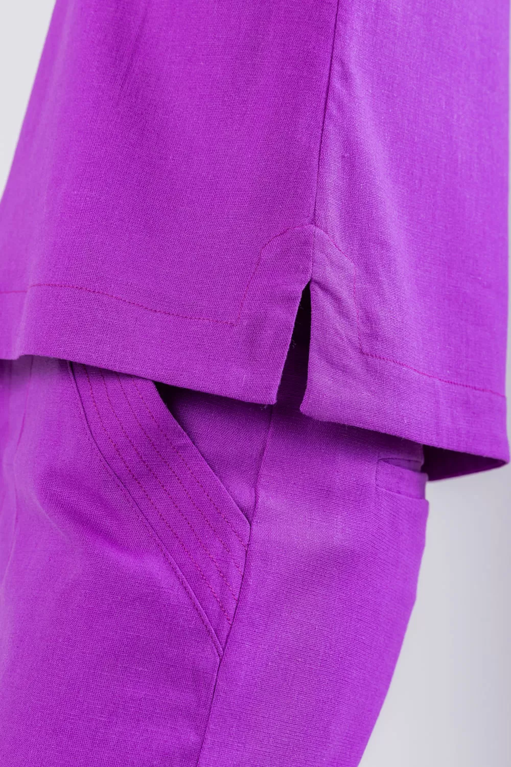 Hidrogênio - MARIA ANTONIA BEAUTYBERRY LINEN STRAIGHT PANTS - 19716501 Hidrogênio - MARIA ANTONIA BEAUTYBERRY LINEN STRAIGHT PANTS - 19716501