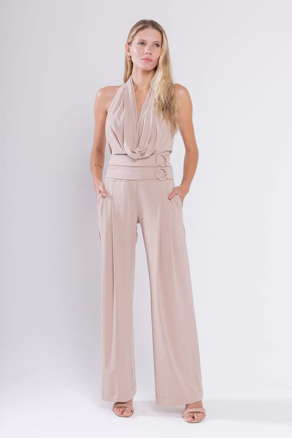 Hidrogênio - CHOCOLATE DRAPEED SINGLE FRONT BLOUSE - 19782032 Hidrogênio - CHOCOLATE DRAPEED SINGLE FRONT BLOUSE - 19782032