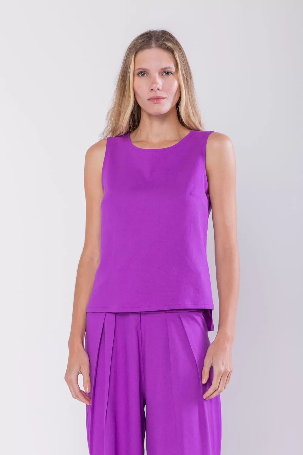 Hidrogênio - BEAUTYBERRY ROUND NECK TANK TOP - 19764501 Hidrogênio - BEAUTYBERRY ROUND NECK TANK TOP - 19764501